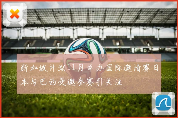 新加坡计划11月举办国际邀请赛日本与巴西受邀参赛引关注