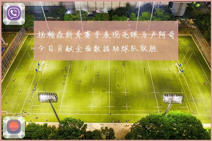 杨瀚森新秀赛季表现亮眼马卢阿奇今日贡献全面数据助球队取胜